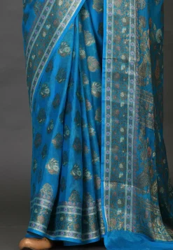 Banarasi Pure Georgette Saree in Blue