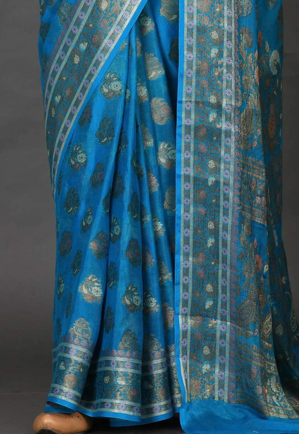 Banarasi Pure Georgette Saree in Blue