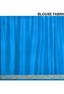 Banarasi Pure Georgette Silk Saree in Blue