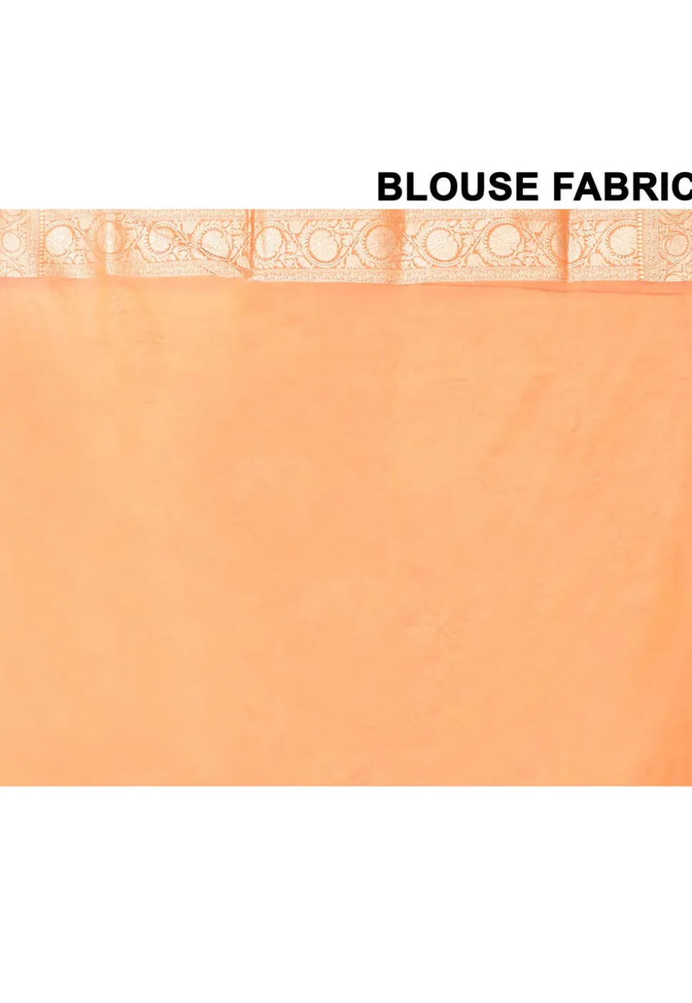 Banarasi Pure Katan Silk Handloom Saree in Peach