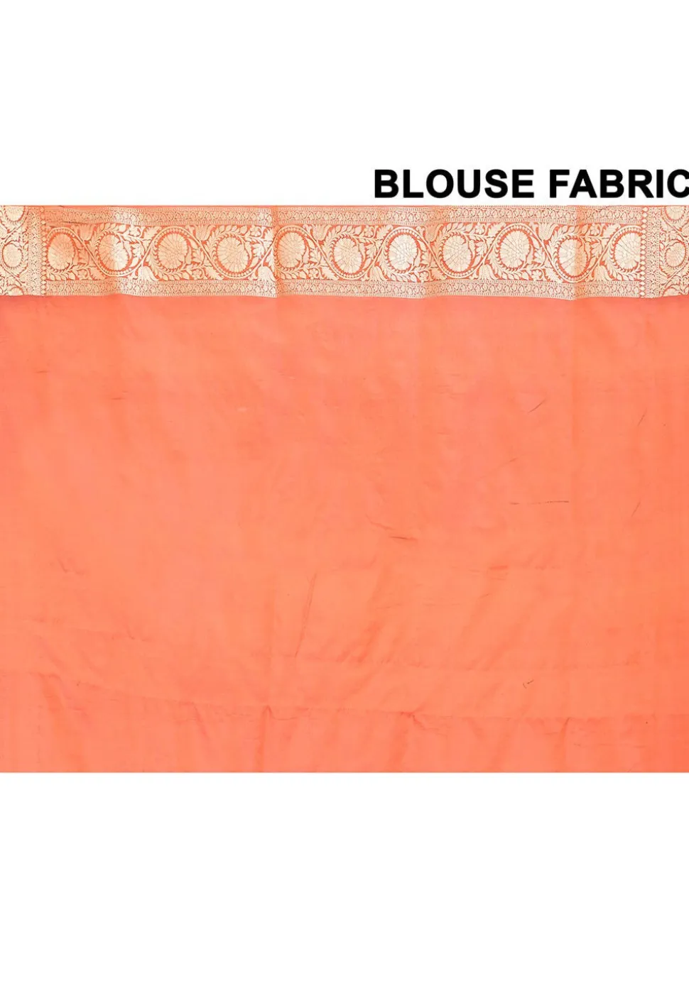 Banarasi Pure Katan Silk Handloom Saree in Orange