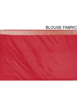 Banarasi Pure Katan Silk Handloom Saree in Red