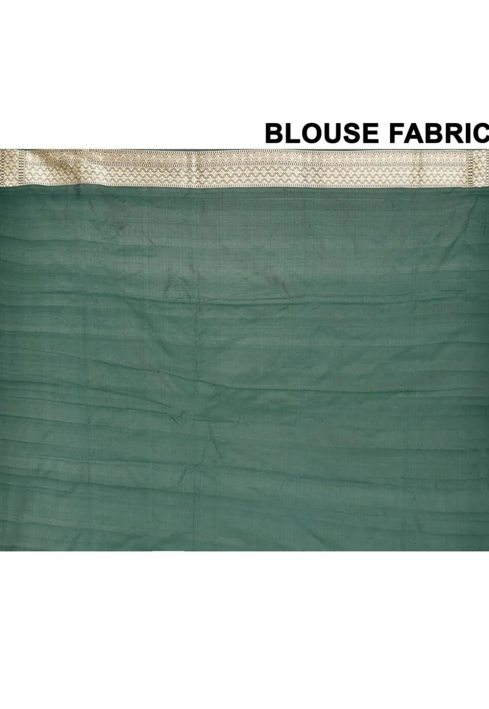 Banarasi Pure Katan Silk Handloom Saree in Dark Green