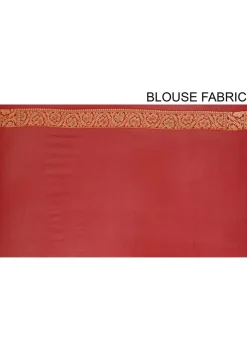 Banarasi Pure Silk Georgette Saree in Red