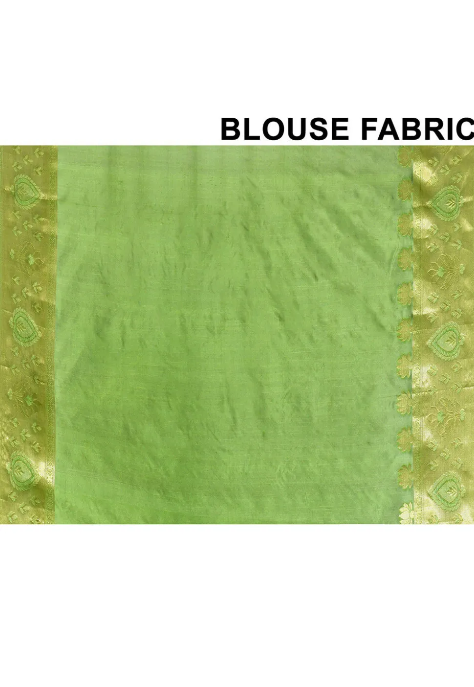 Banarasi Pure Silk Saree in Blue and Green