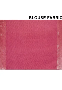 Banarasi Pure Silk Saree in Fuchsia