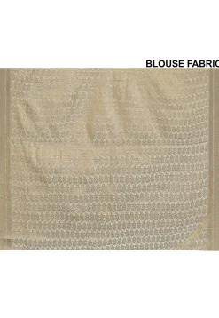 Banarasi Pure Silk Saree in Beige