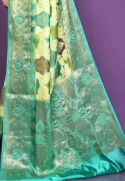 Banarasi Pure Silk Saree in Cream