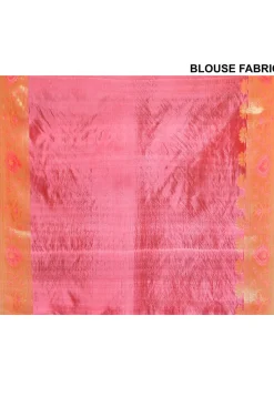 Banarasi Pure Silk Saree in Peach