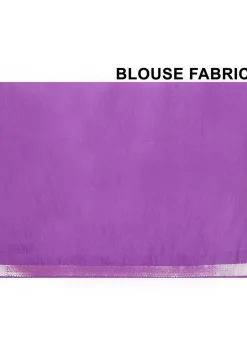 Banarasi Pure Silk Saree in Purple