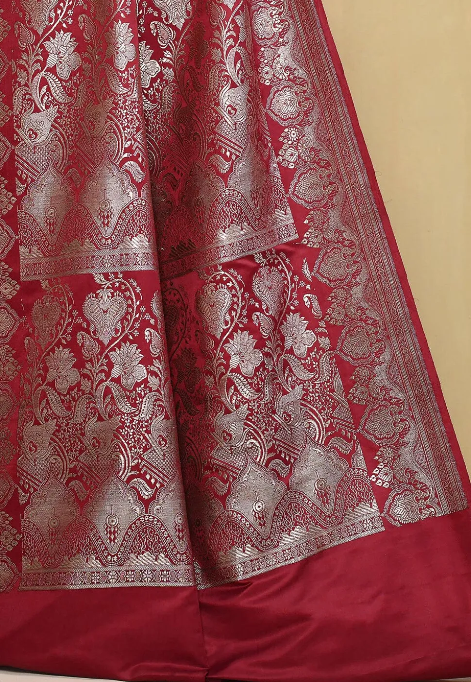Banarasi Pure Silk Saree in Maroon