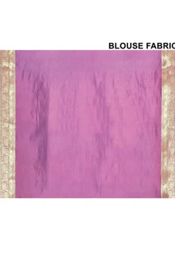 Banarasi Pure Silk Saree in Pink