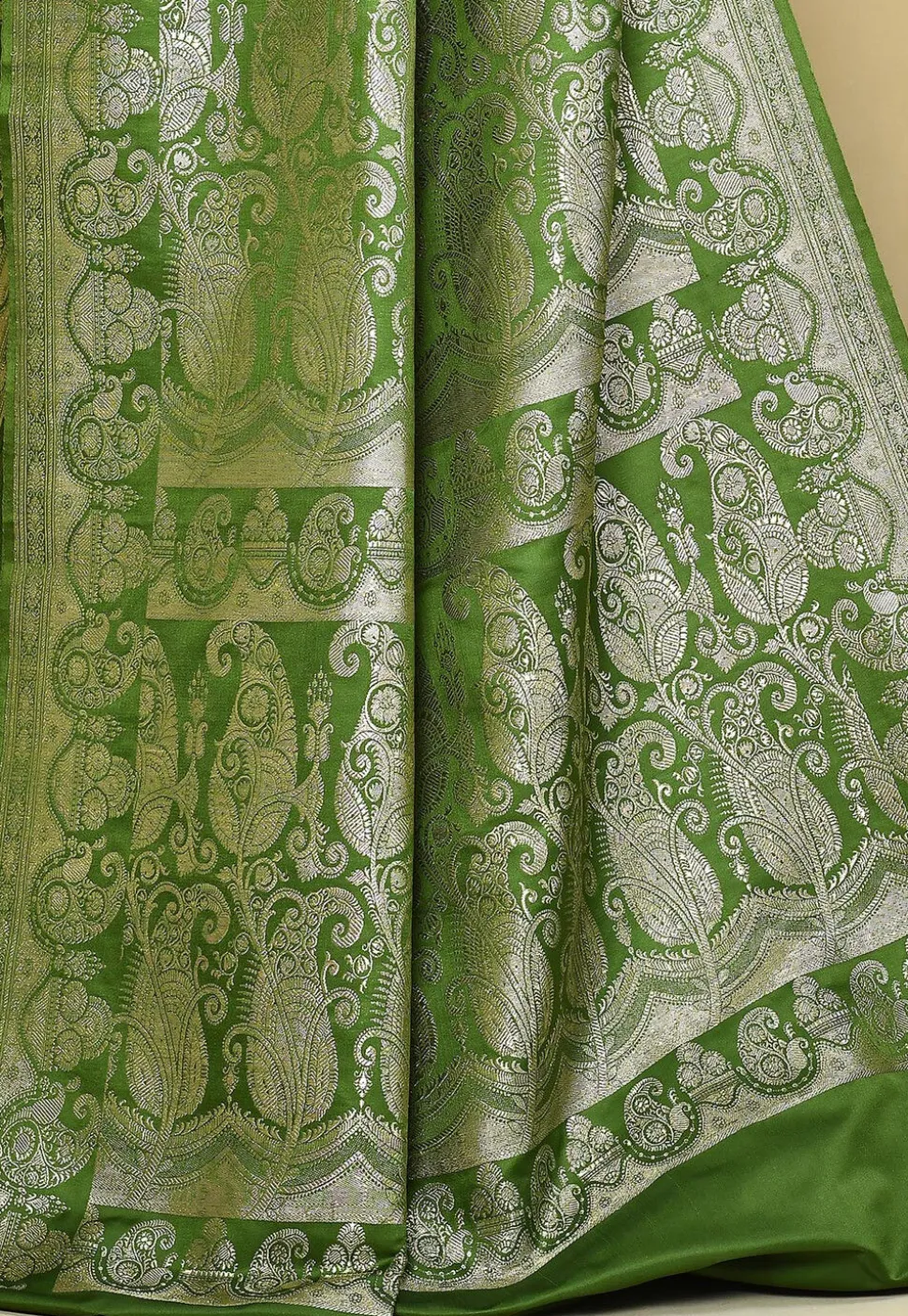 Banarasi Pure Silk Saree in Green
