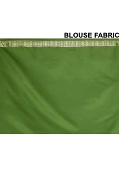 Banarasi Pure Silk Saree in Green