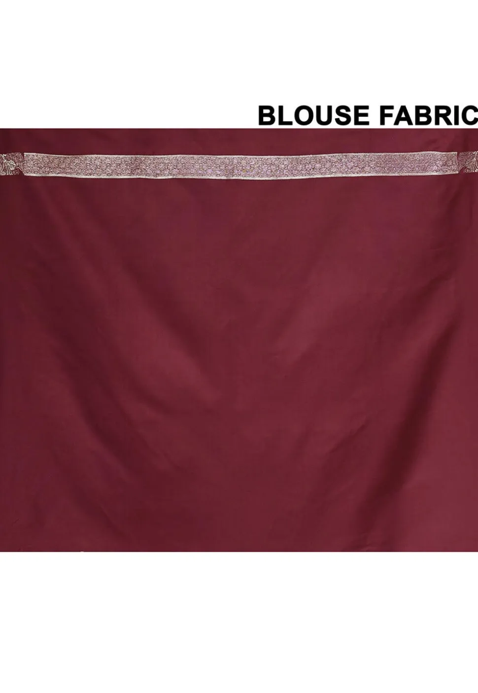 Banarasi Pure Silk Saree in Dark Maroon