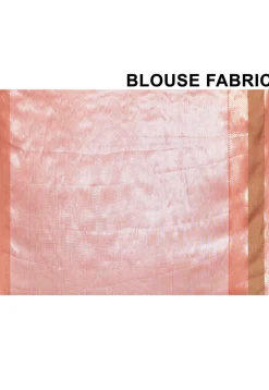 Banarasi Pure Silk Saree in Dark Peach