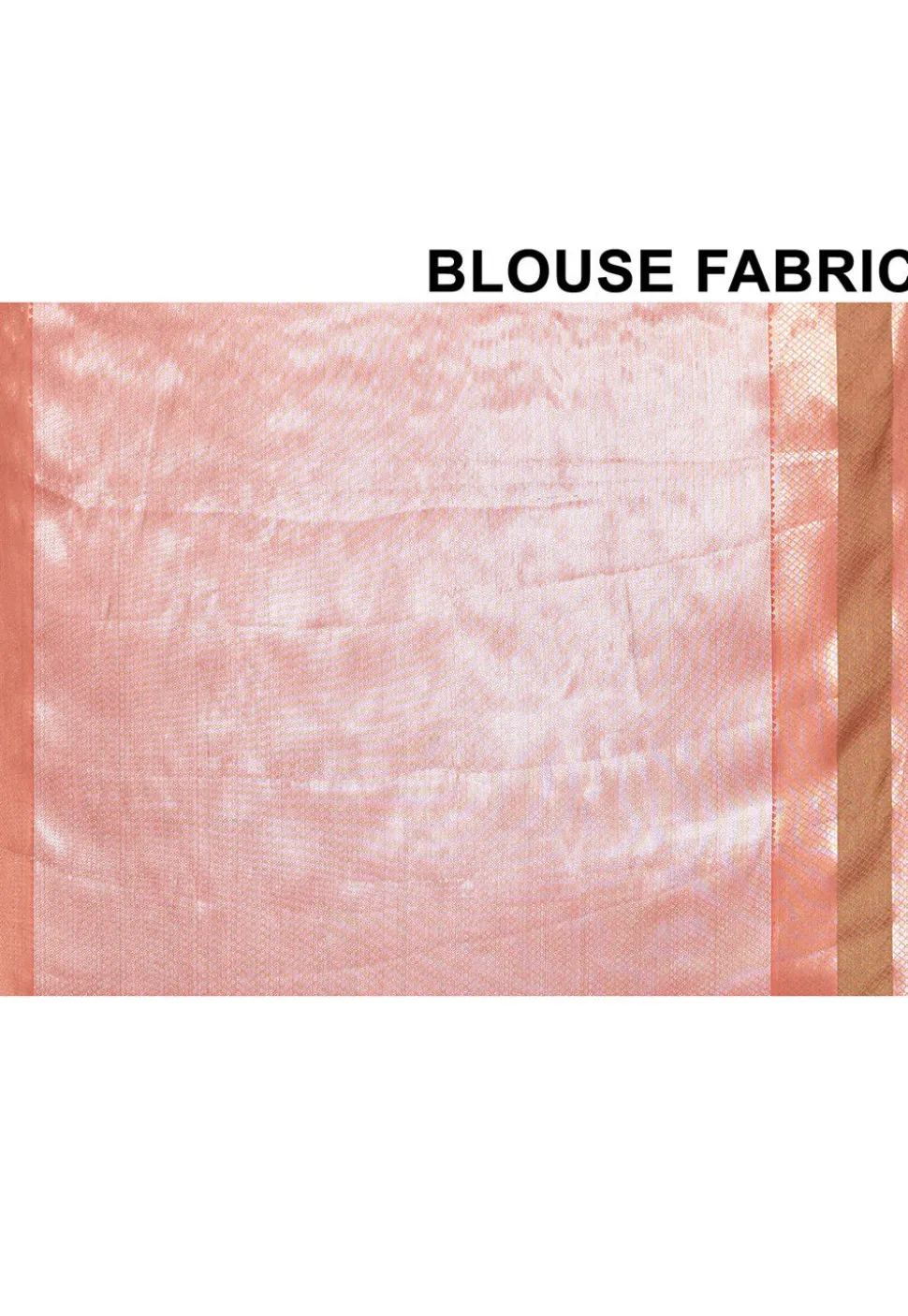 Banarasi Pure Silk Saree in Dark Peach