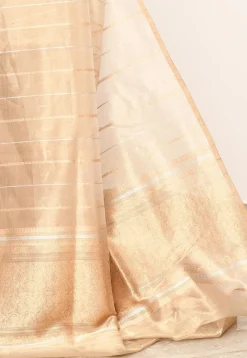 Banarasi Pure Tissue Silk Handloom Saree in Golden