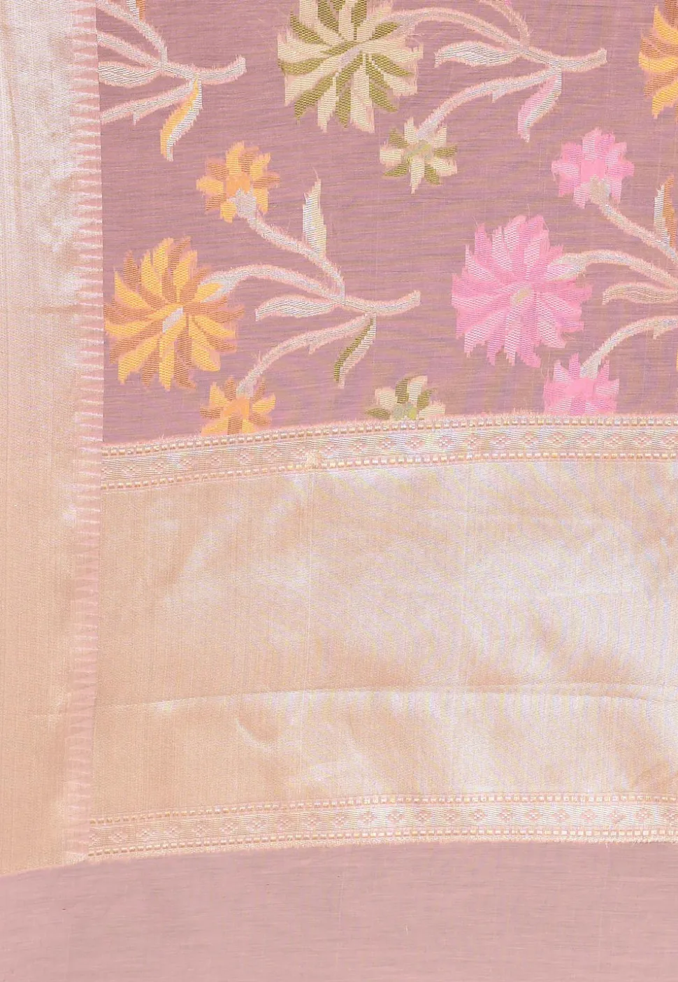 Banarasi Saree in Baby Pink