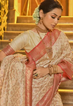 Banarasi Saree in Beige