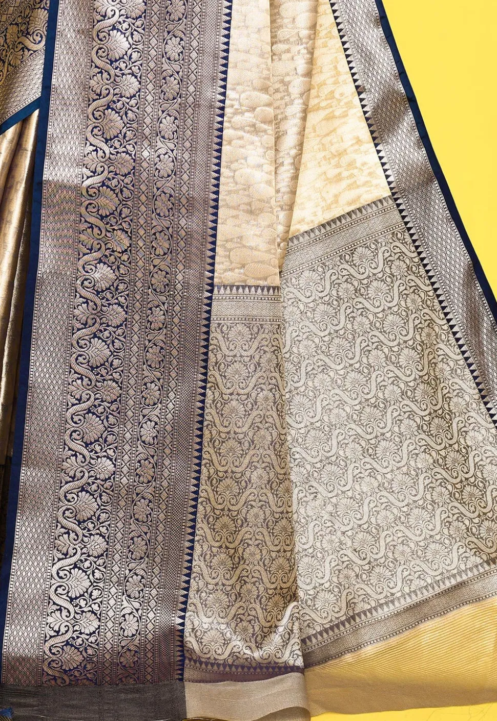Banarasi Saree in Beige