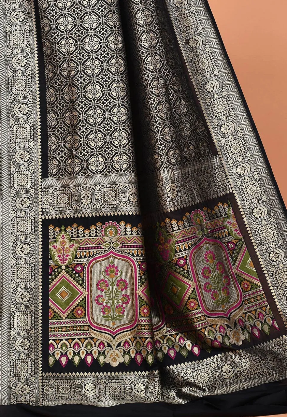 Banarasi Saree in Black