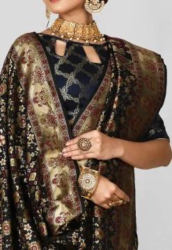 Banarasi Saree in Black
