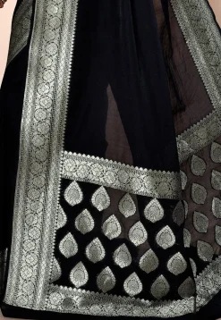 Banarasi Saree in Black