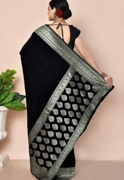 Banarasi Saree in Black