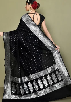 Banarasi Saree in Black