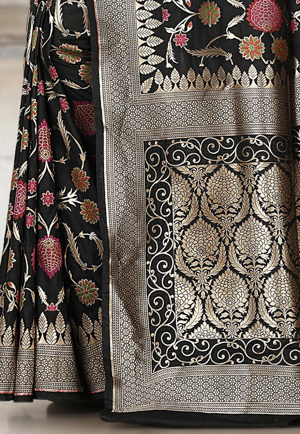 Banarasi Saree in Black