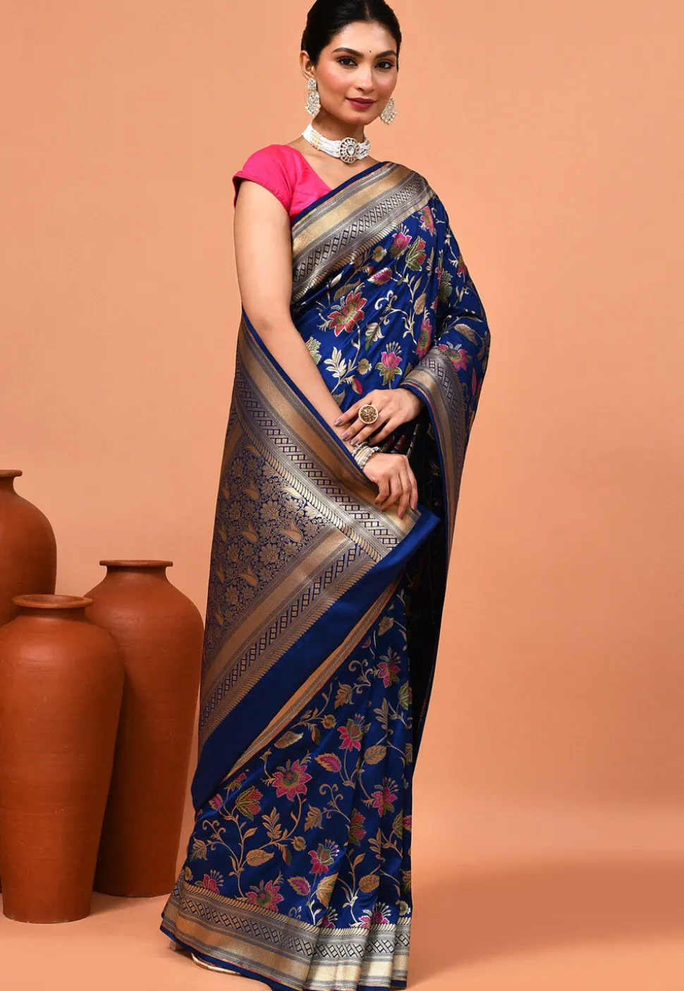 Banarasi Saree in Blue