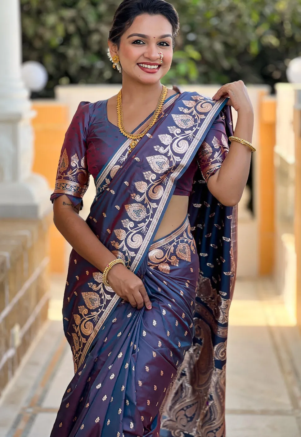 Banarasi Saree in Blue