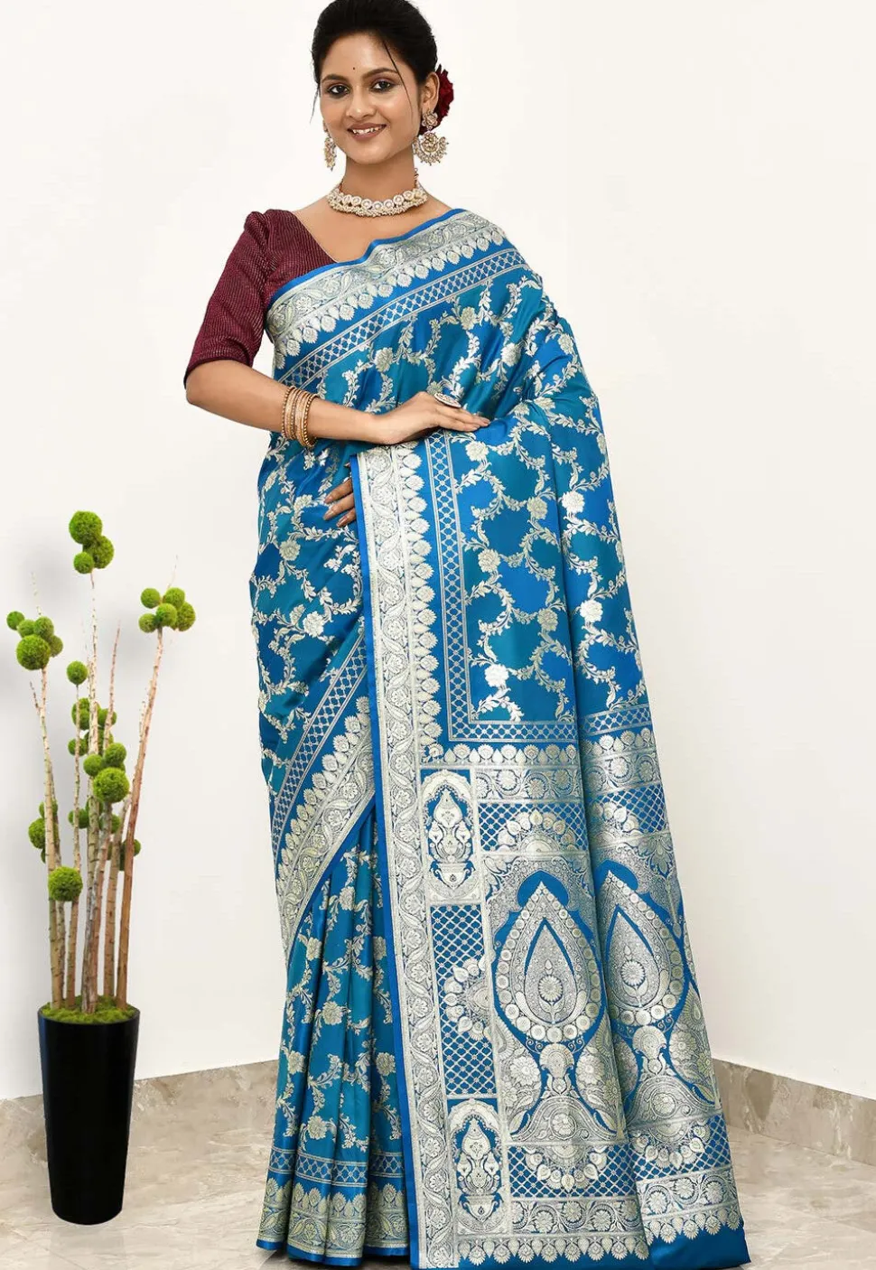 Banarasi Saree in Blue