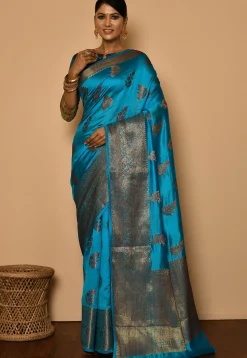 Banarasi Saree in Blue
