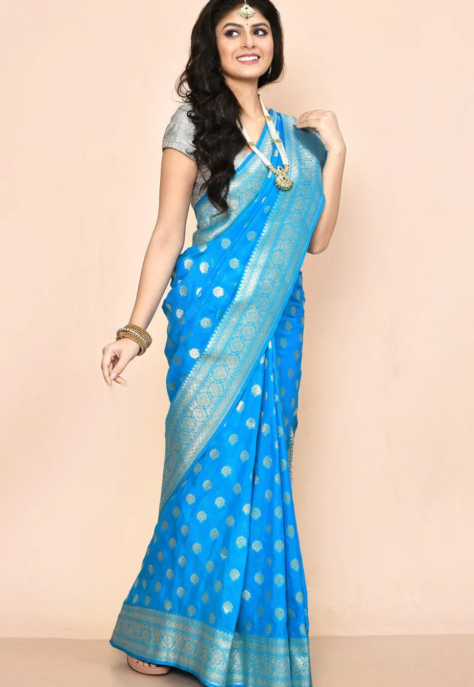 Banarasi Saree in Blue