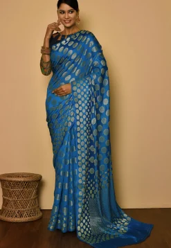 Banarasi Saree in Blue