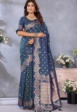 Banarasi Saree in Blue