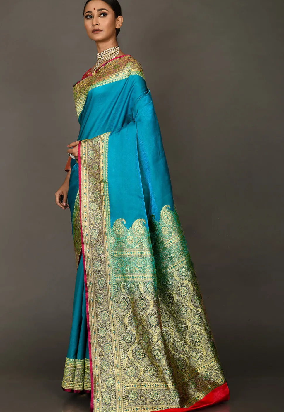 Banarasi Saree in Blue