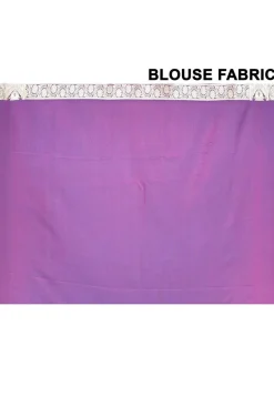 Banarasi Saree in Blue and Purple