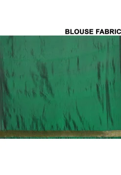 Banarasi Saree in Dark Green