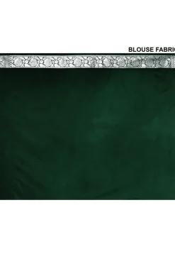 Banarasi Saree in Dark Green