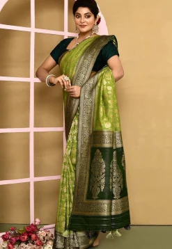 Banarasi Saree in Green
