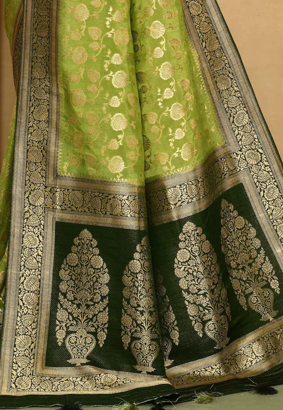 Banarasi Saree in Green