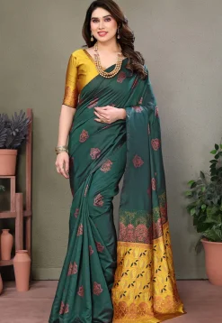 Banarasi Saree in Green