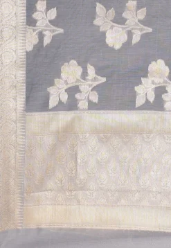 Banarasi Saree in Grey