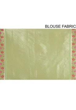 Banarasi Saree in Light Green