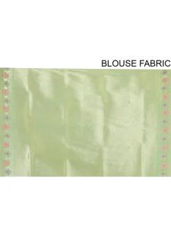 Banarasi Saree in Light Green