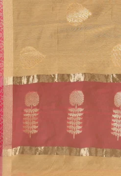 Banarasi Saree in Light Mustard