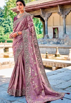 Banarasi Saree in Light Purple